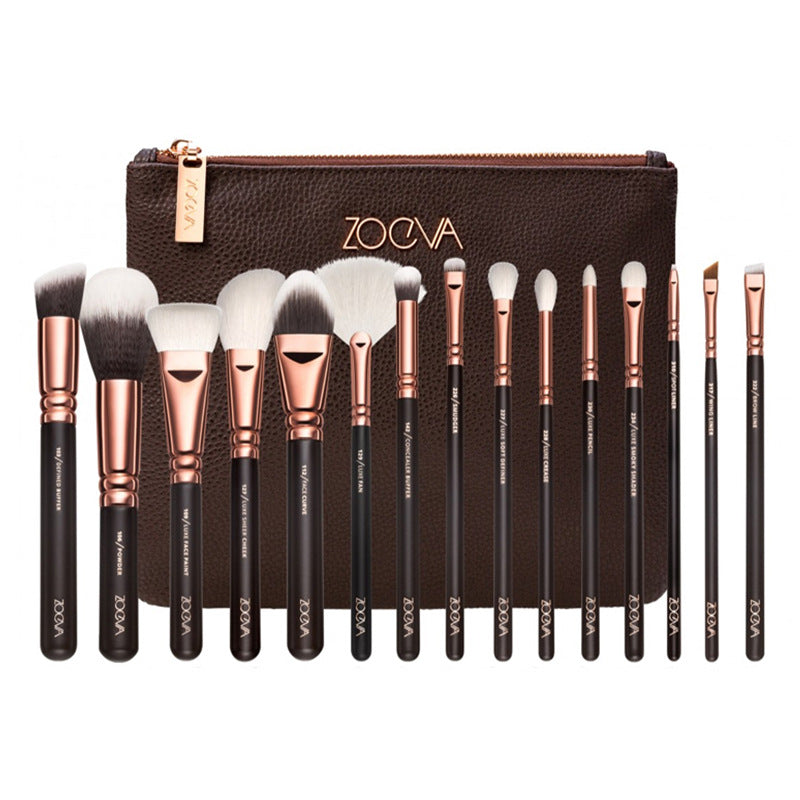 Luxe Pro 15-Piece Makeup Brush Set