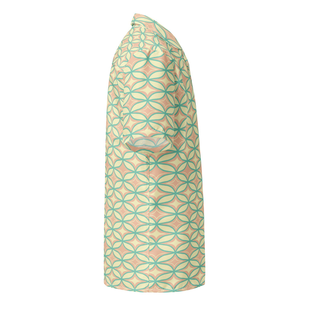 Seaside Mosaic Button-Up