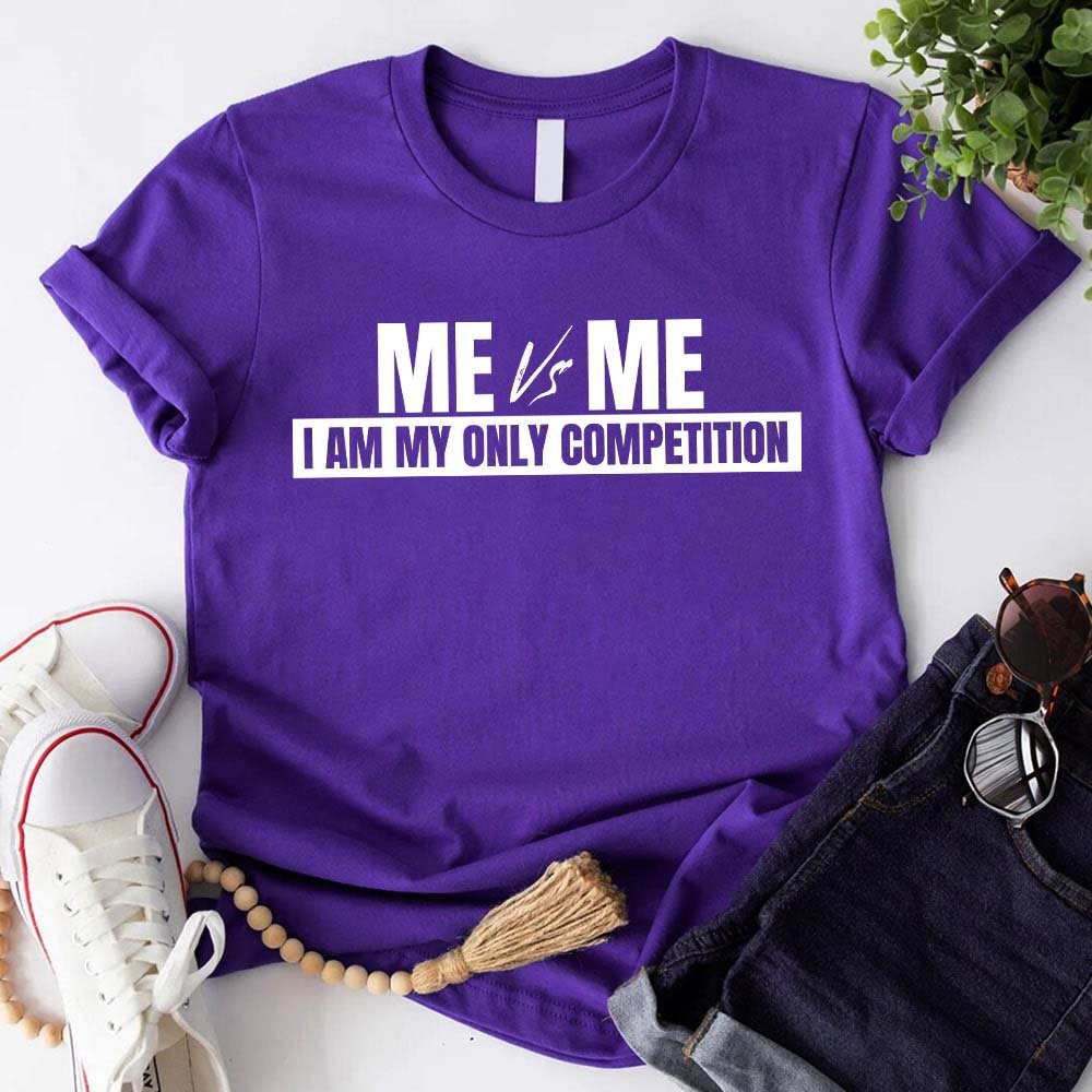 Me vs. Me Motivational Graphic Tee