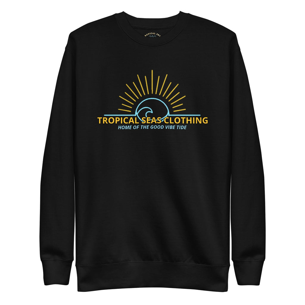 Coastal Sunrise Wave Sweatshirt