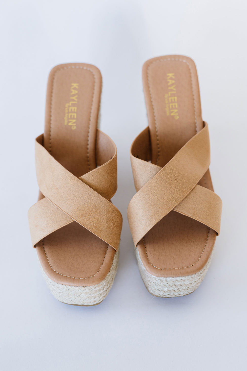 The Amalfi Espadrille Wedge – Sand