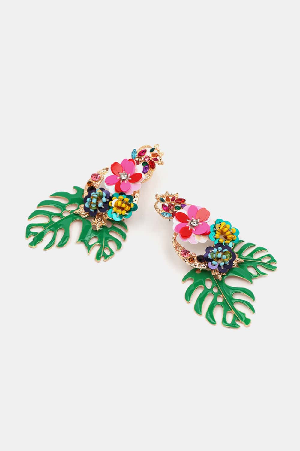 Tropical Bloom Statement Earrings