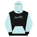 Tropical Seas Two-Tone Pullover Hoodie - Blue/Black