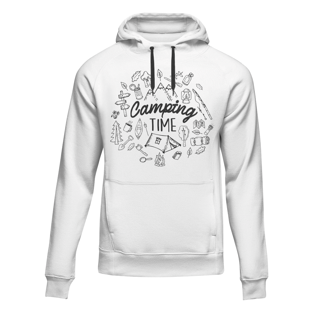 Camping Time Graphic Hoodie