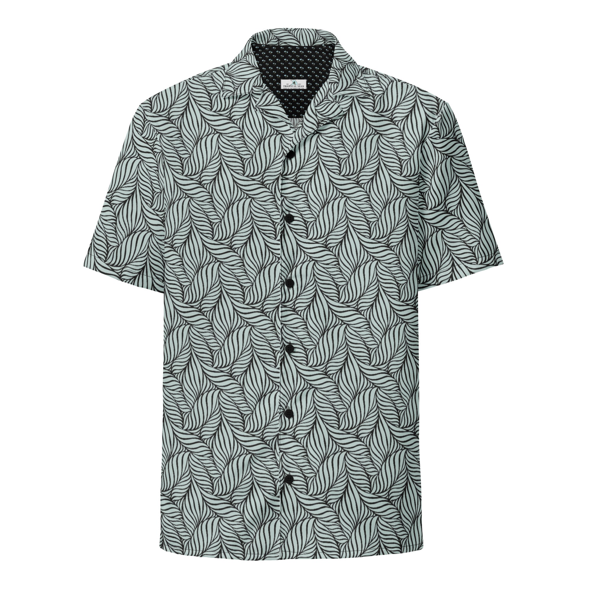 Midnight Palms Short-Sleeve Button-Up