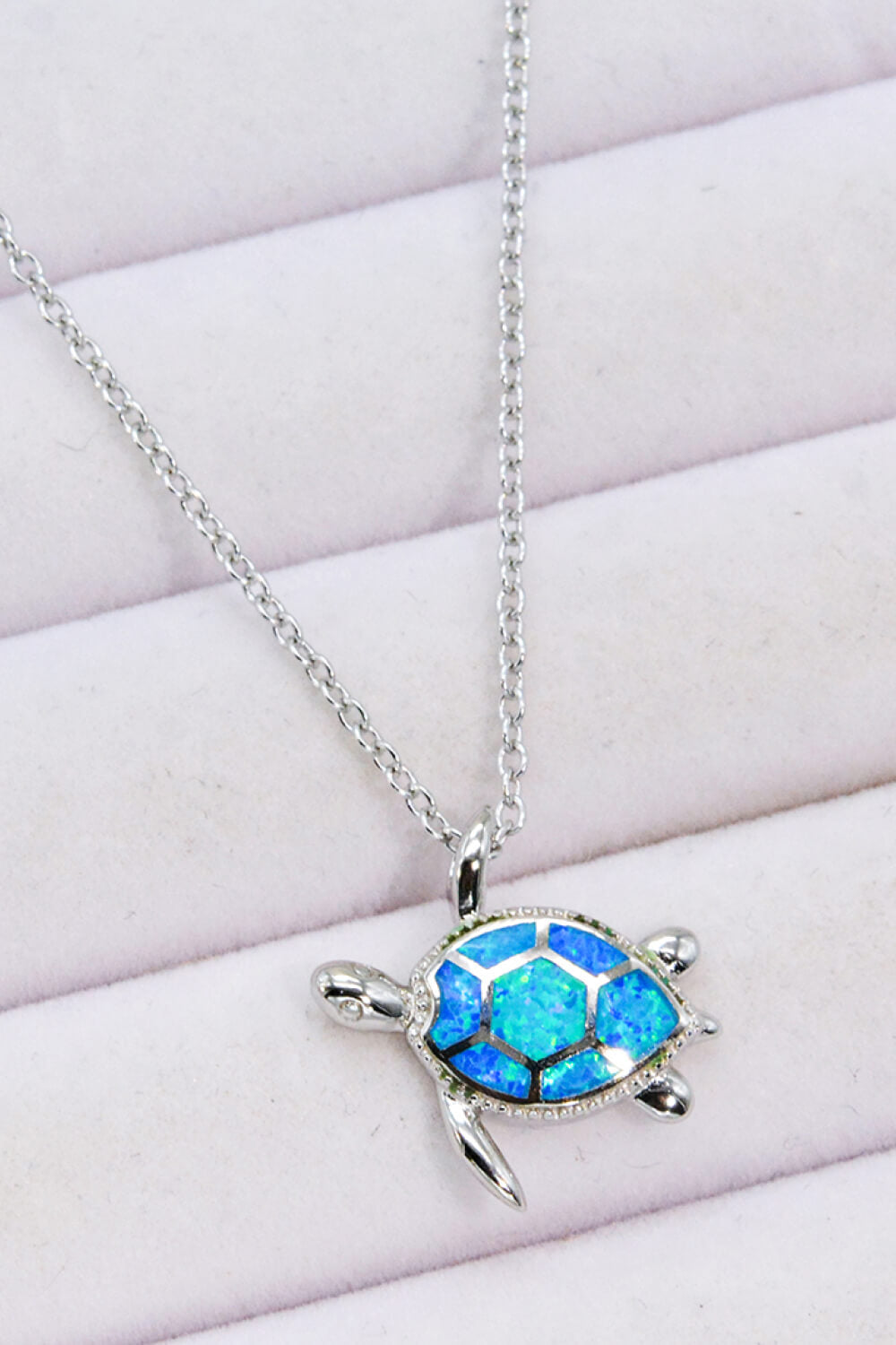 Blue Lagoon Turtle Necklace