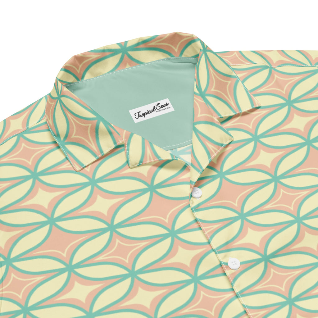 Seaside Mosaic Button-Up
