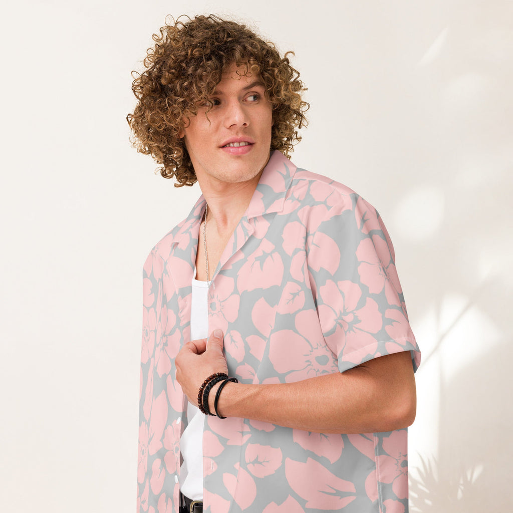 Sunset Bloom Button-Up
