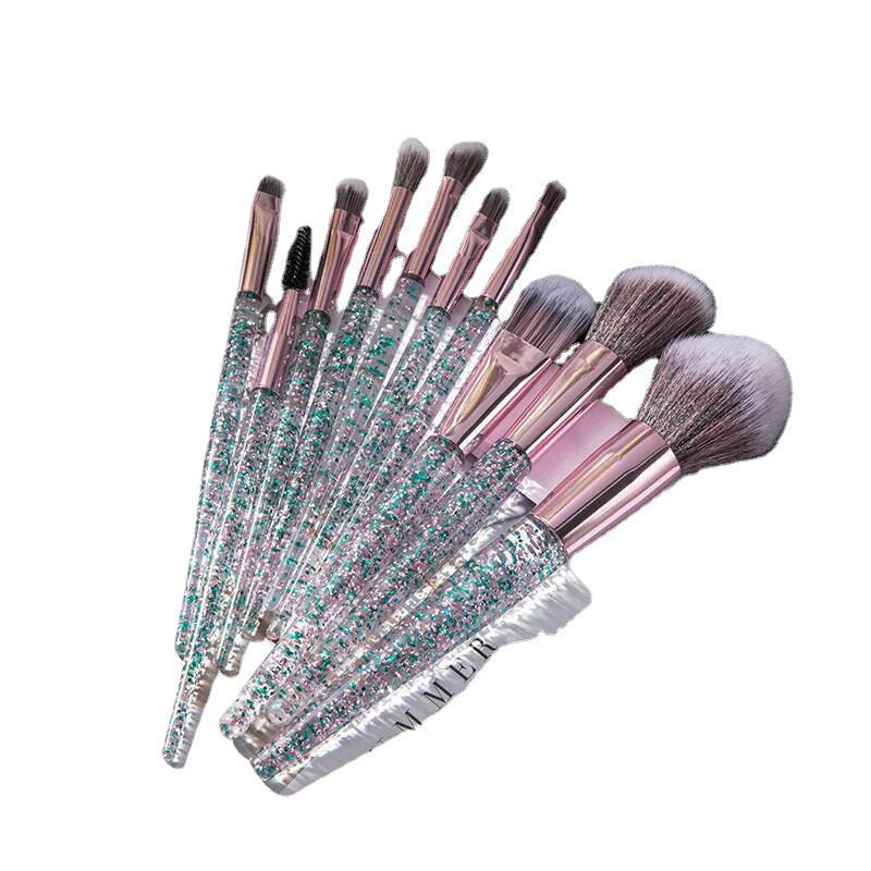 Luxe Crystal Makeup Brush Set