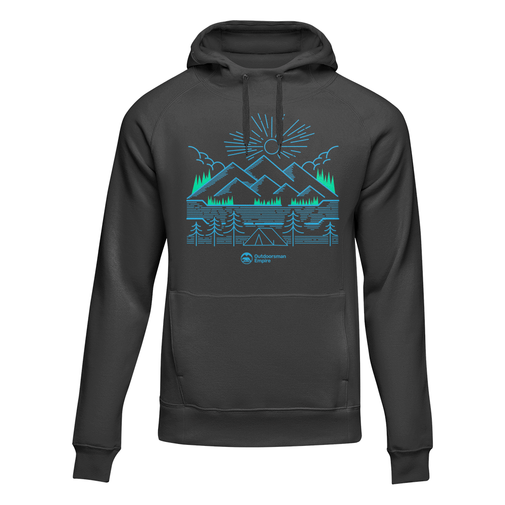 Mountain Lines Unisex Graphic Hoodie