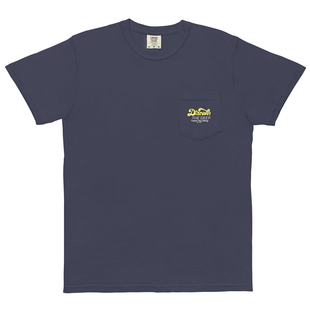 Deep Blue Shark Pocket Tee