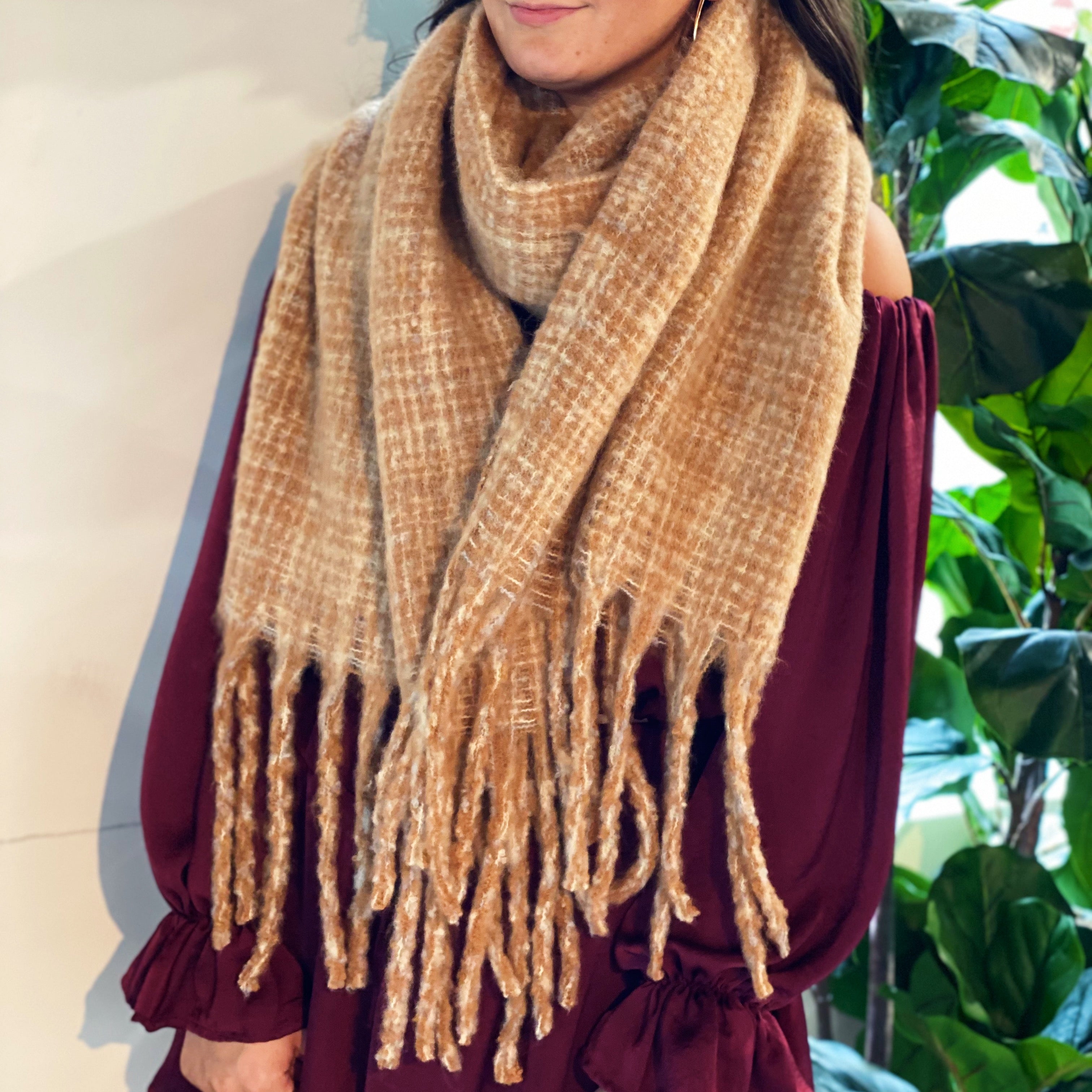 Autumn Luxe Bouclé Scarf