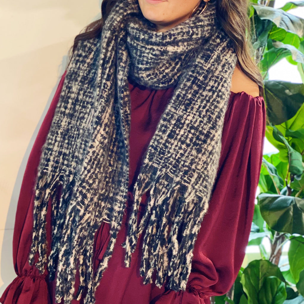 Autumn Luxe Bouclé Scarf