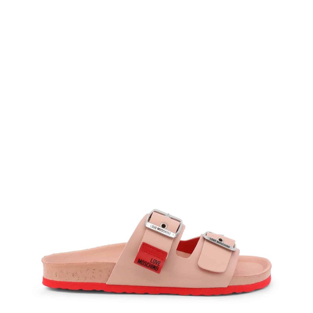 The Malibu Buckle Slide – Blush