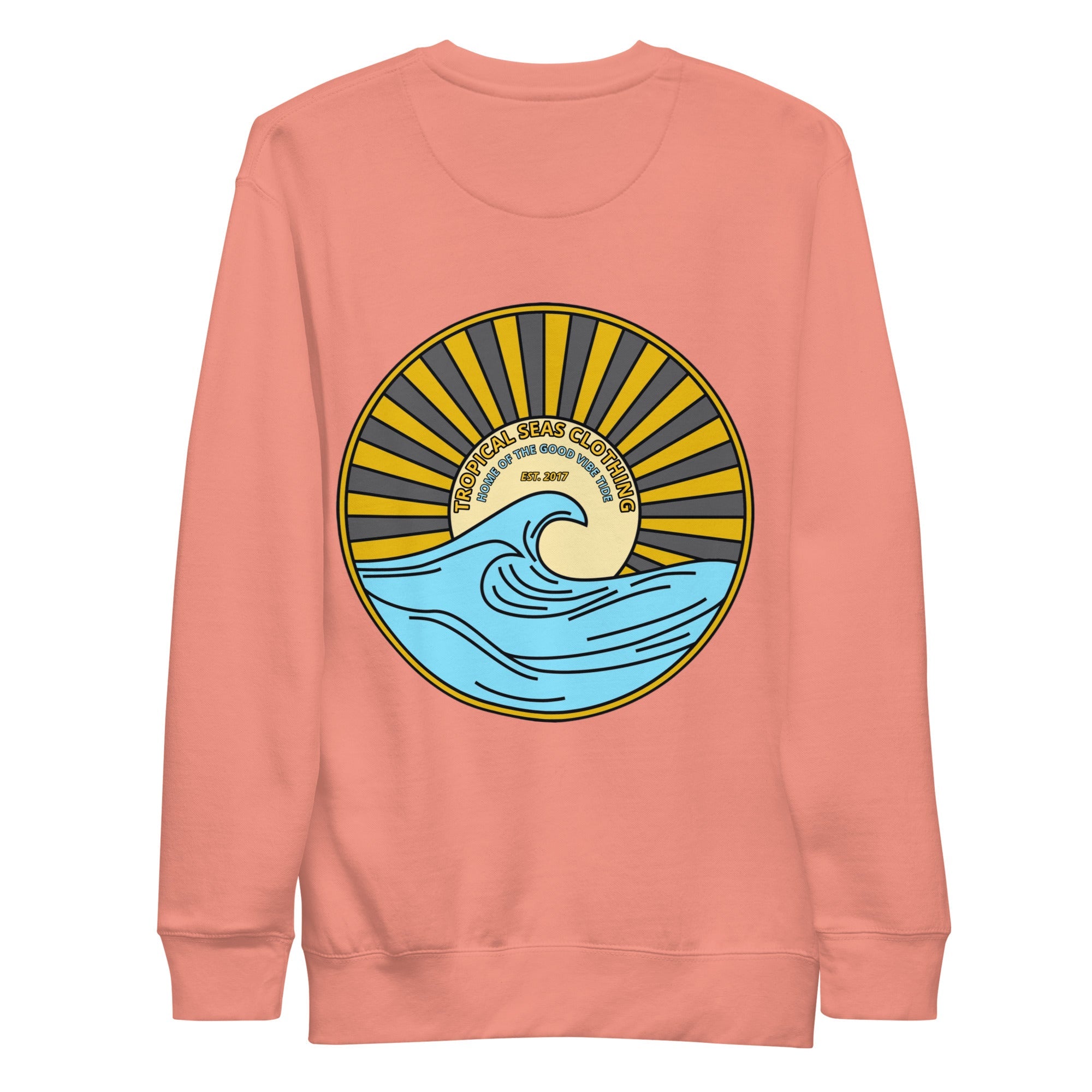 Coastal Sunrise Wave Sweatshirt