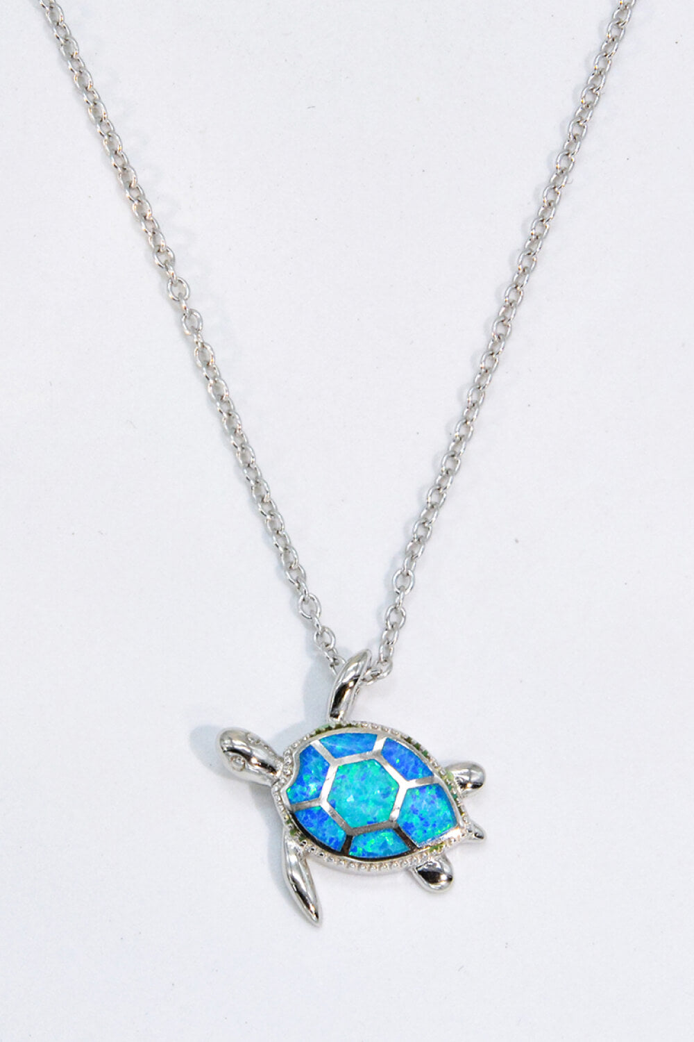 Blue Lagoon Turtle Necklace