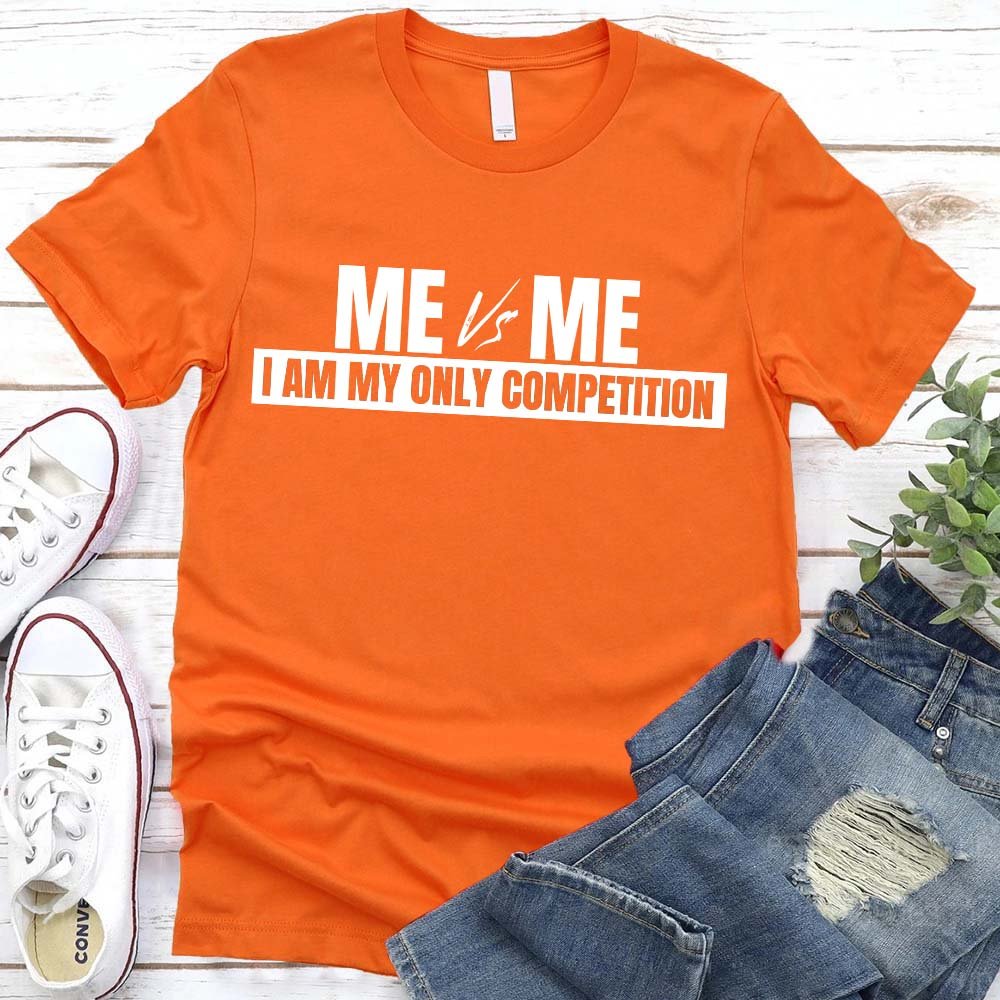 Me vs. Me Motivational Graphic Tee