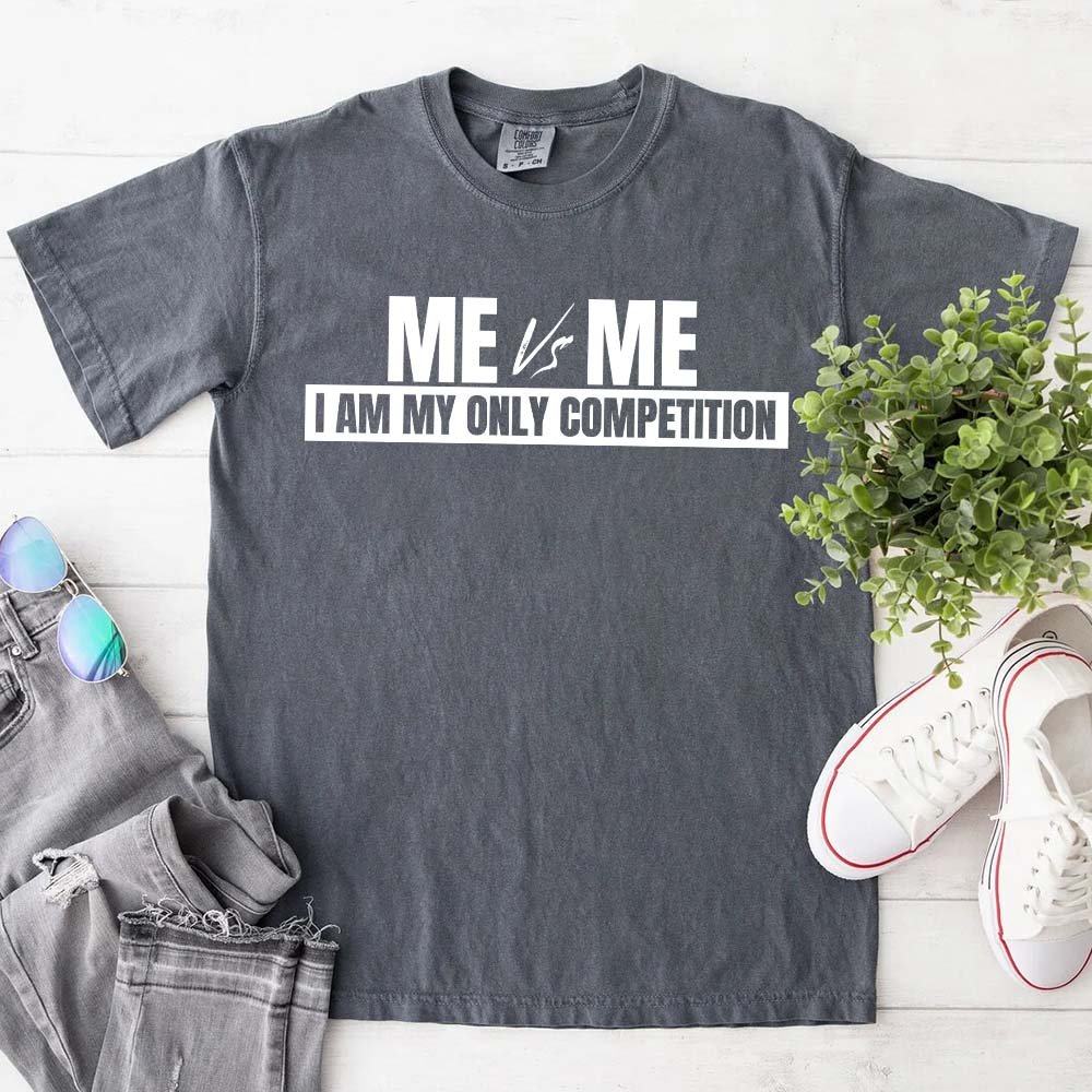 Me vs. Me Motivational Graphic Tee