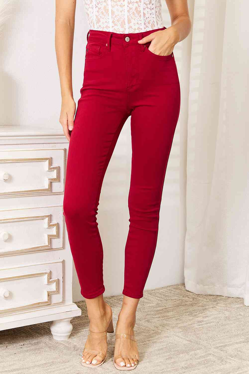 Scarlet High-Rise Skinny Jeans