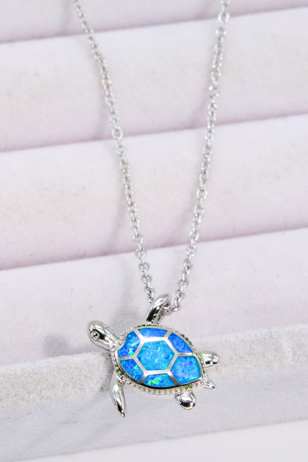 Blue Lagoon Turtle Necklace