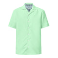 Mint Breeze Short-Sleeve Button-Up