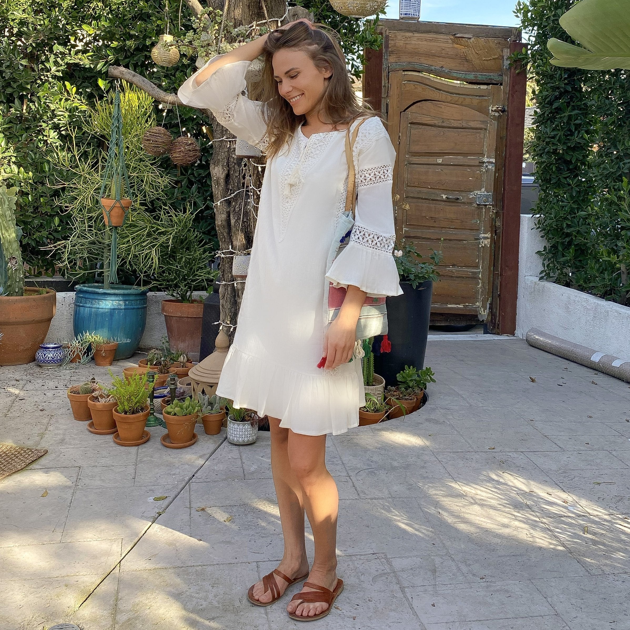 The Paradiso Linen Mini Dress