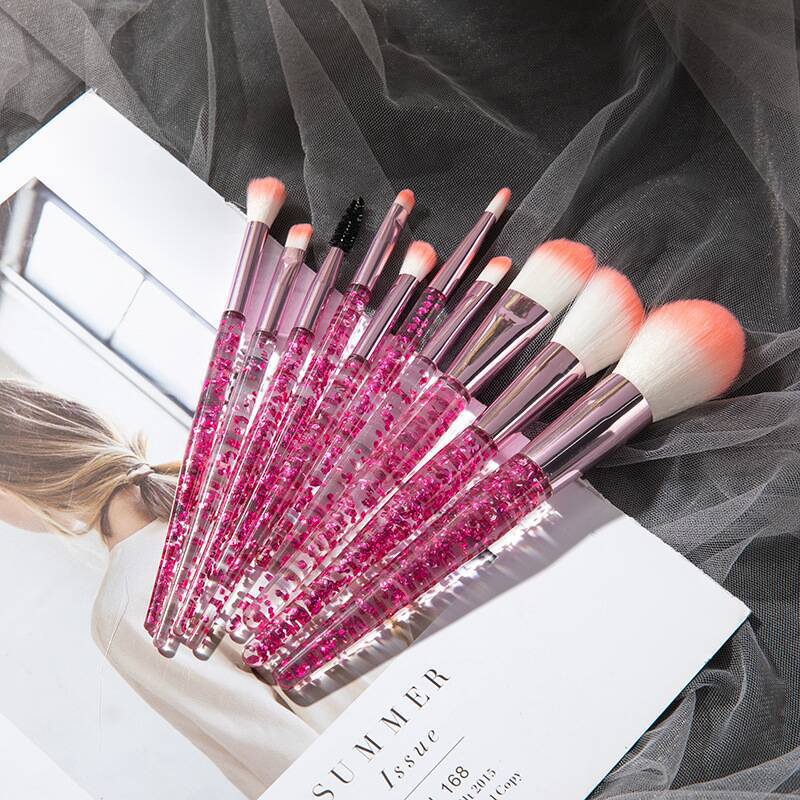Luxe Crystal Makeup Brush Set