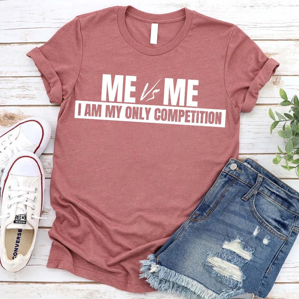 Me vs. Me Motivational Graphic Tee