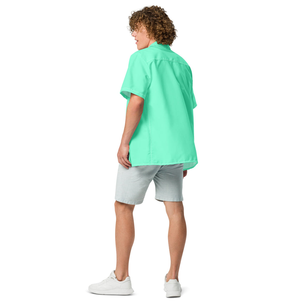 Aqua Breeze Men's Button-Down Shirt