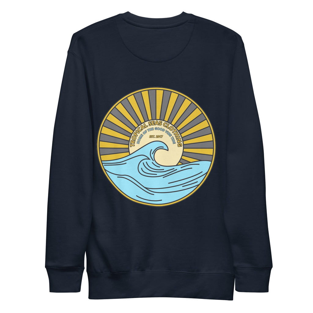 Coastal Sunrise Wave Sweatshirt