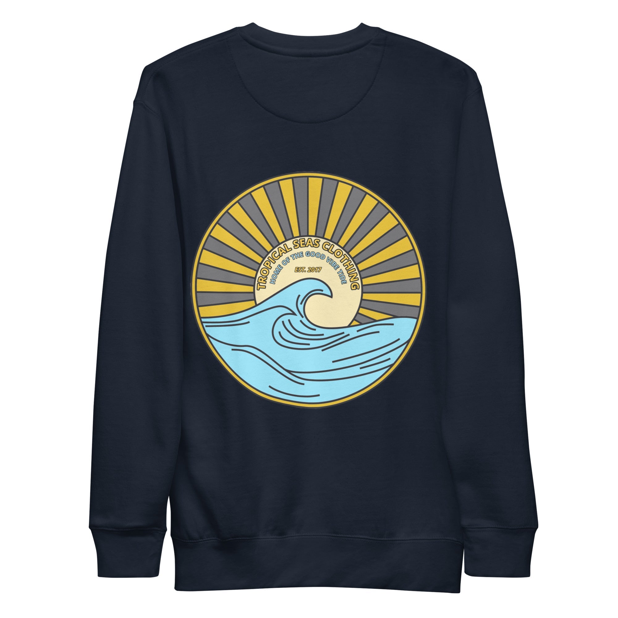 Coastal Sunrise Wave Sweatshirt