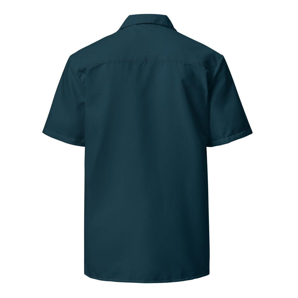Midnight Tide Short-Sleeve Button-Up
