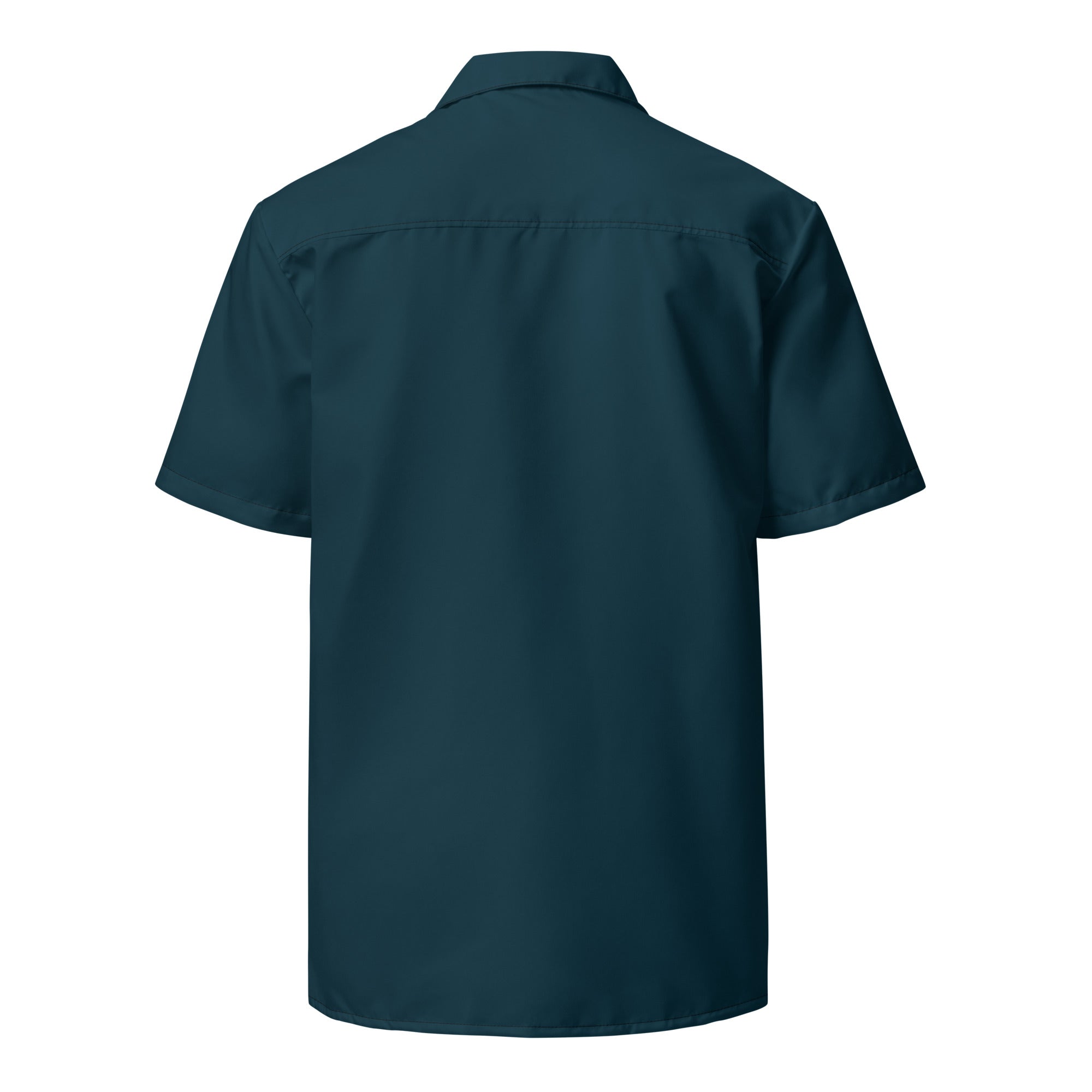 Midnight Tide Short-Sleeve Button-Up