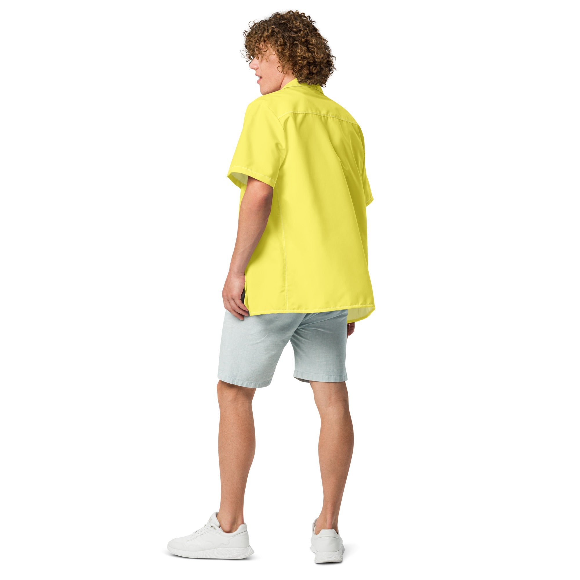 Golden Rays Short-Sleeve Button-Up