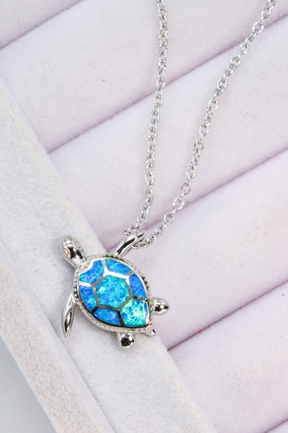 Blue Lagoon Turtle Necklace