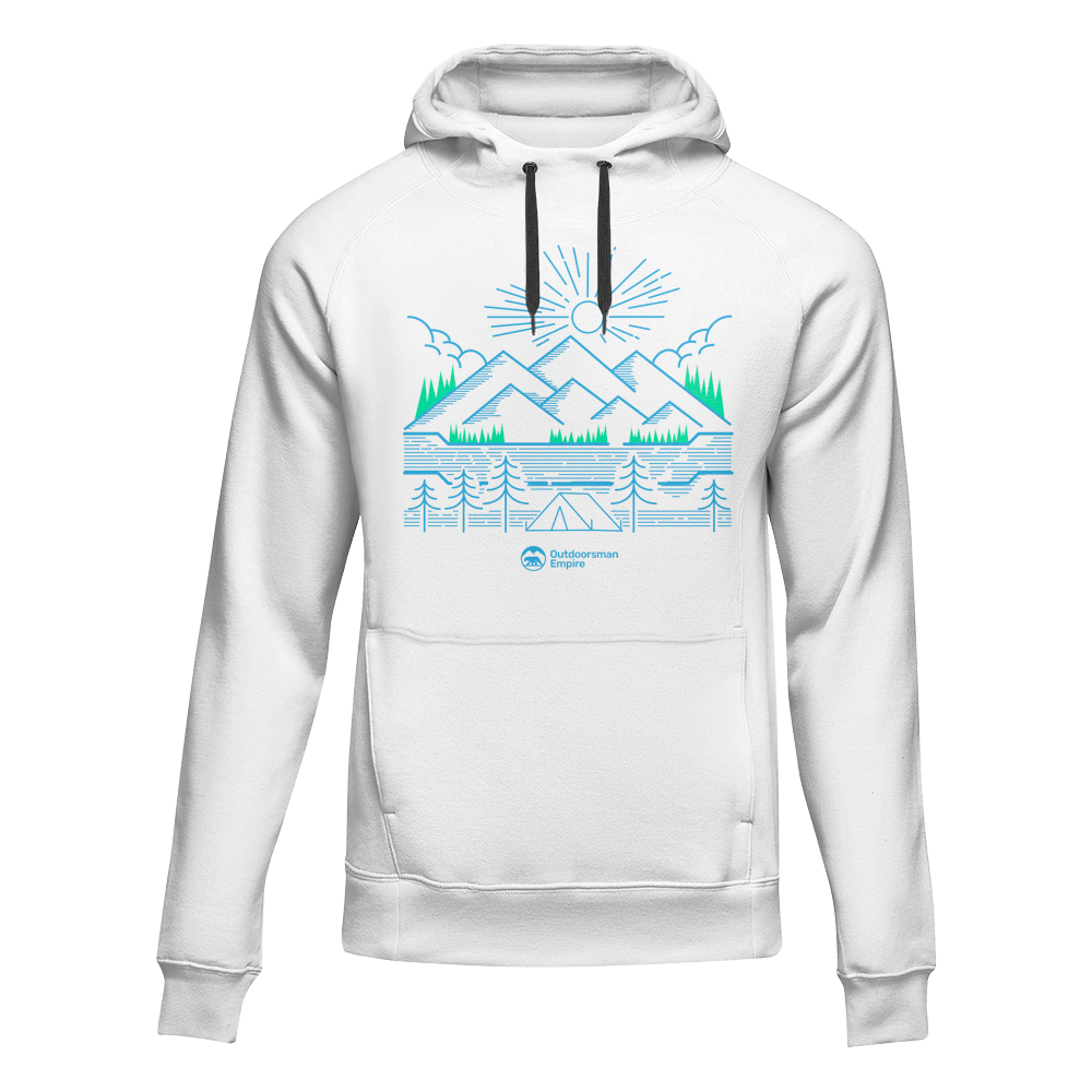 Mountain Lines Unisex Graphic Hoodie