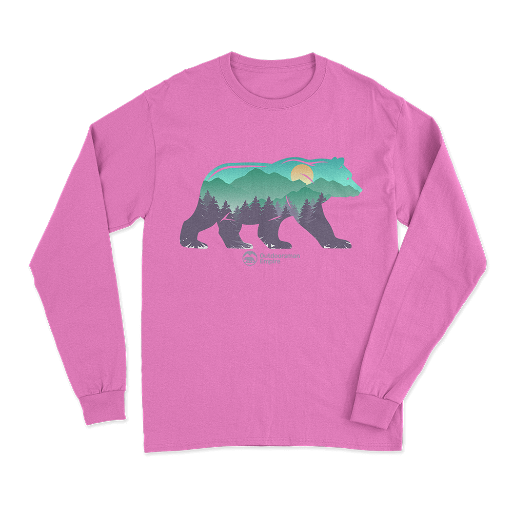 Mountain Bear Long Sleeve Graphic Tee