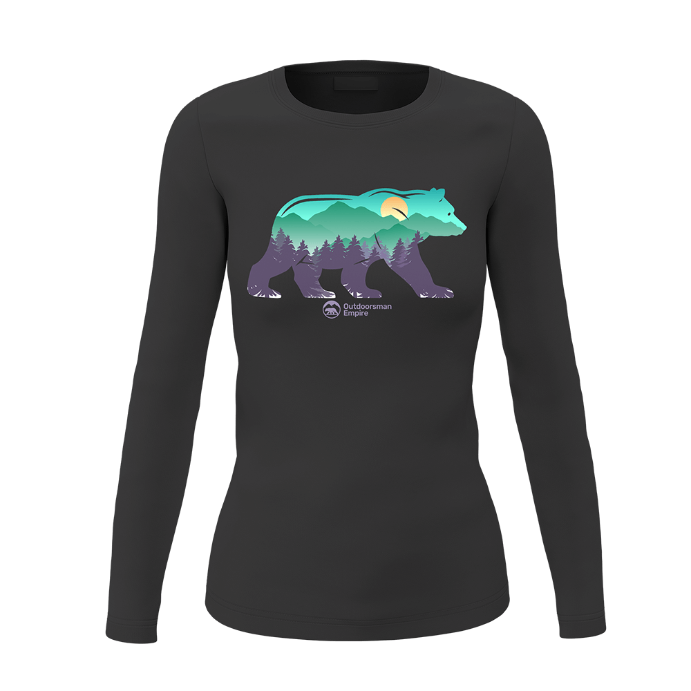 Mountain Bear Long Sleeve Graphic Tee