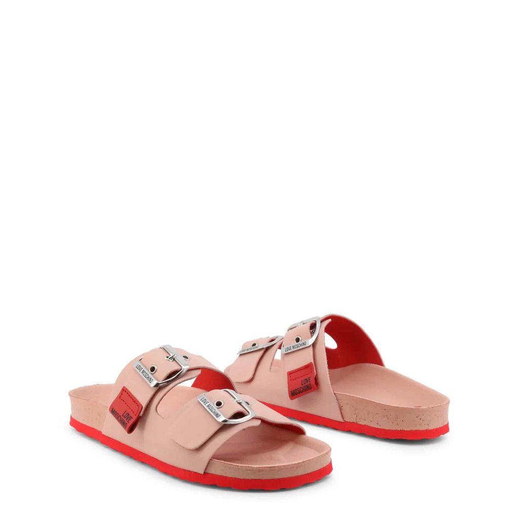 The Malibu Buckle Slide – Blush