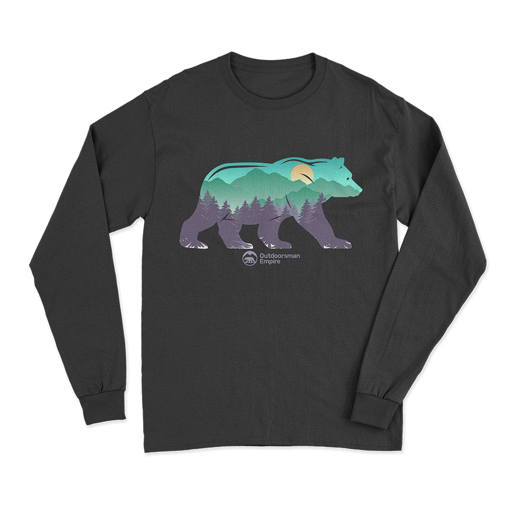 Mountain Bear Long Sleeve Graphic Tee