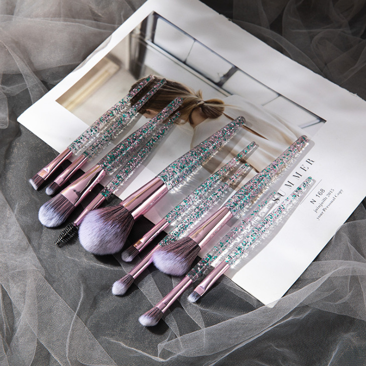 Luxe Crystal Makeup Brush Set