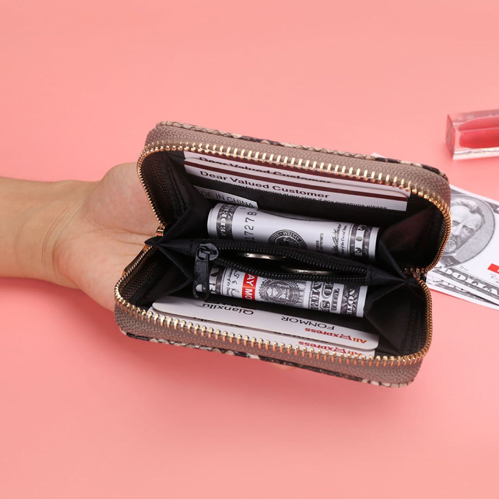The Serpentine Zip Wallet