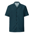 Midnight Tide Short-Sleeve Button-Up